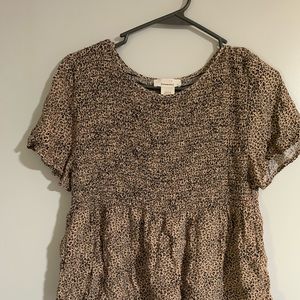 Cheetah blouse